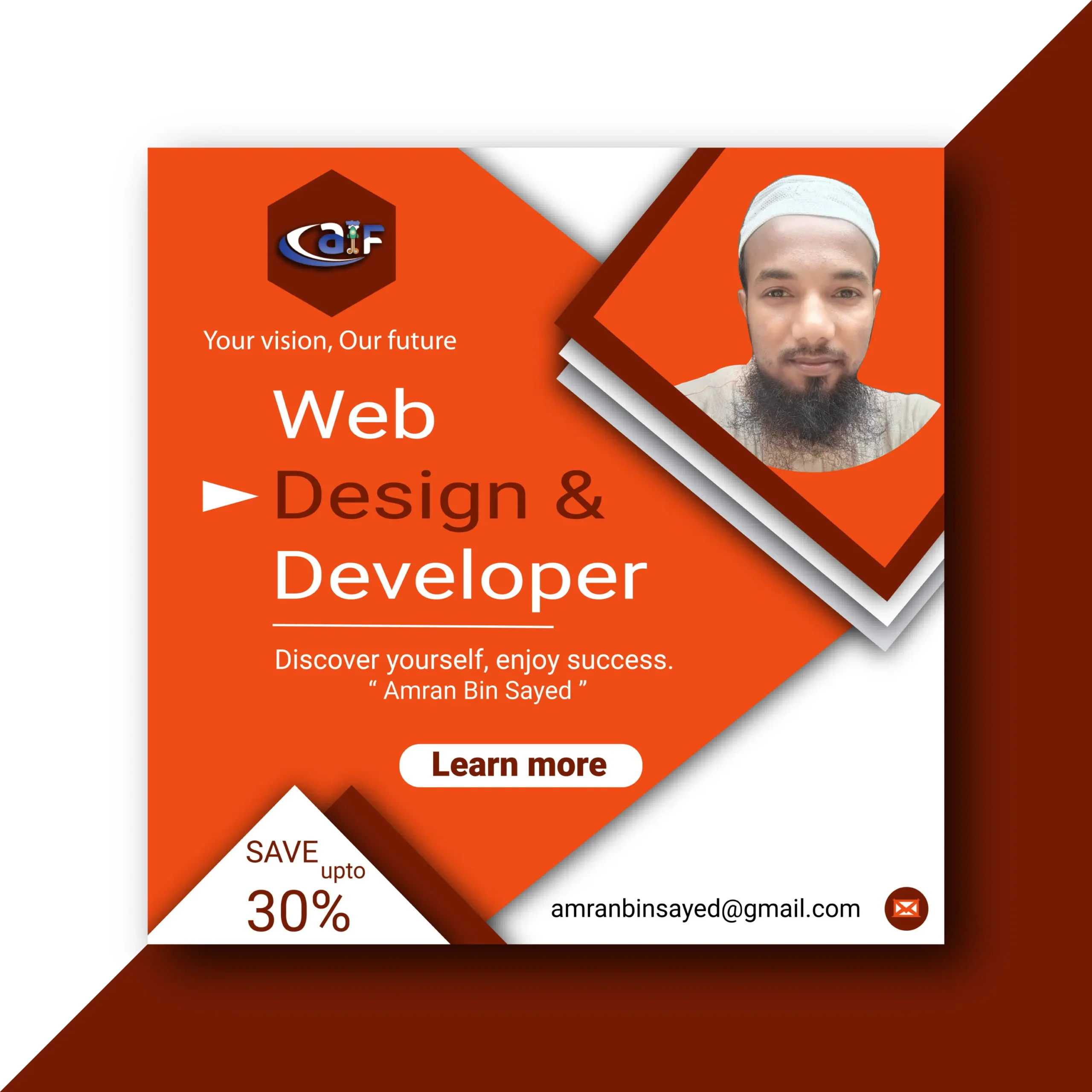 amran vai web mockup